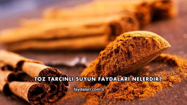 Toz Tarçınlı Suyun Faydaları Nelerdir?