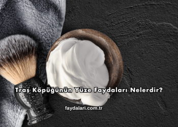 Traş Köpüğünün Yüze Faydaları Nelerdir?