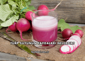 Turp Suyunun Faydaları Nelerdir?