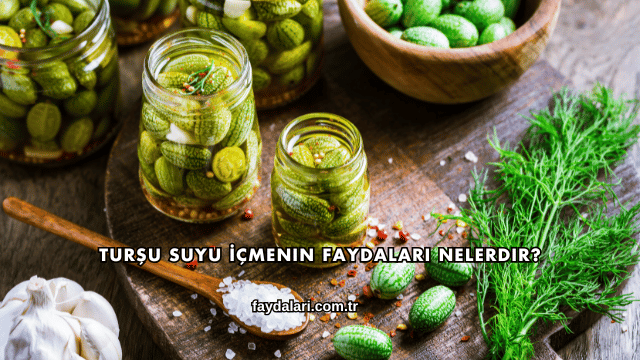 Turşu Suyu İçmenin Faydaları Nelerdir?