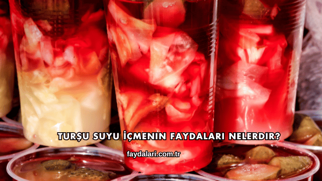 Turşu Suyu İçmenin Faydaları Nelerdir?
