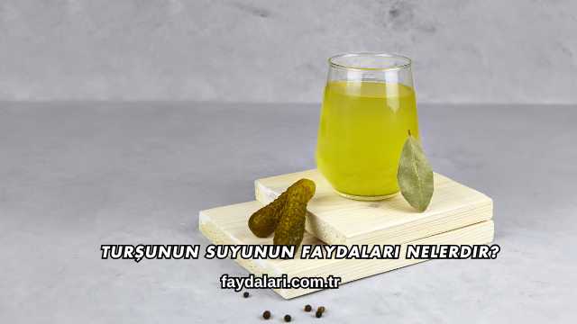 Turşunun Suyunun Faydaları Nelerdir?