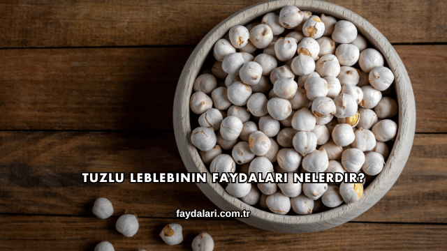 Tuzlu Leblebinin Faydaları Nelerdir?