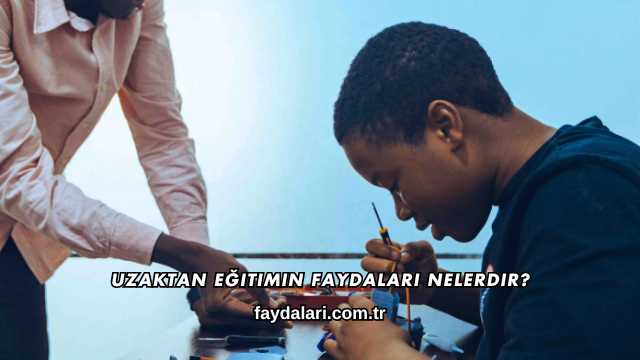 Uzaktan Eğitimin Faydaları Nelerdir?