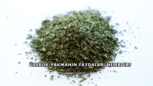 Üzerlik Yakmanın Faydaları Nelerdir?