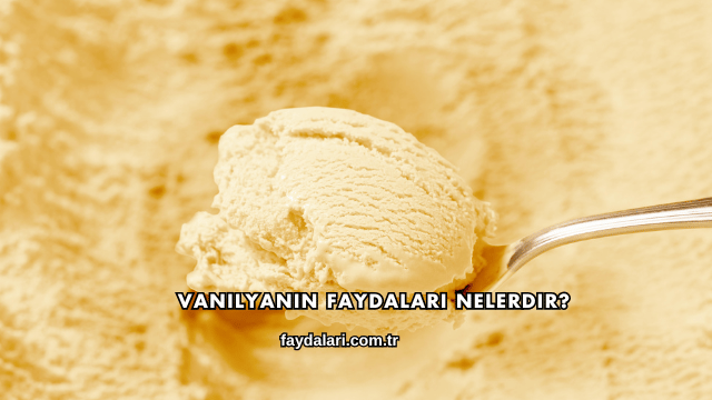 Vanilyanın Faydaları Nelerdir?