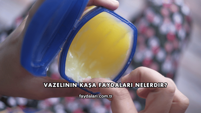 Vazelinin Kaşa Faydaları Nelerdir?