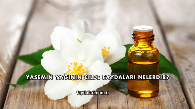 Yasemin Yağının Cilde Faydaları Nelerdir?