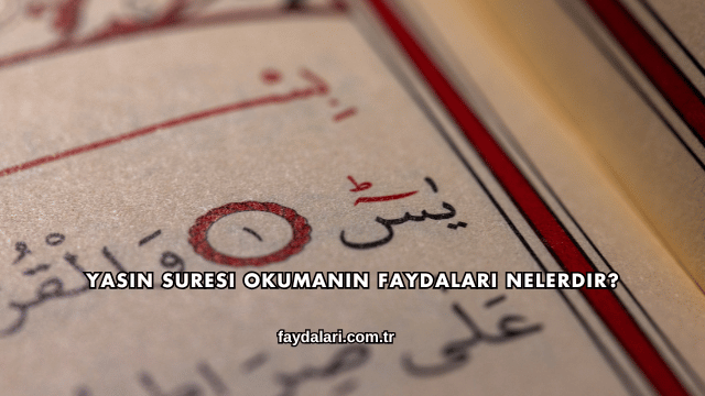 Yasin Suresi Okumanın Faydaları Nelerdir?
