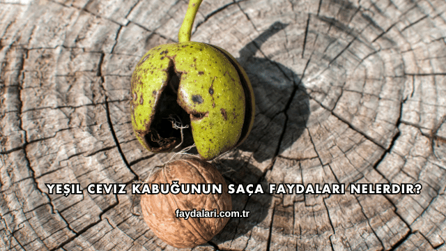Yeşil Ceviz Kabuğunun Saça Faydaları Nelerdir?
