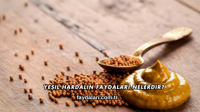 Yeşil Hardalın Faydaları Nelerdir?