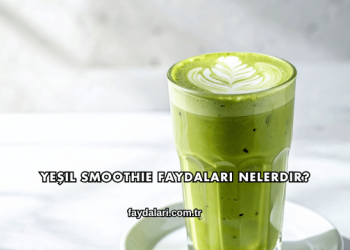 Yeşil Smoothie Faydaları Nelerdir?
