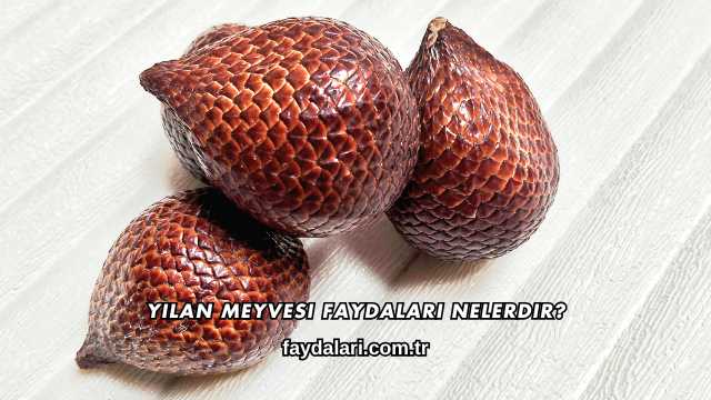 Yılan Meyvesi Faydaları Nelerdir?