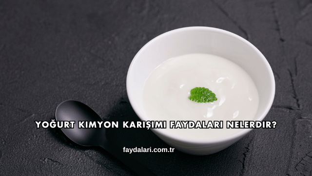 Yoğurt Kimyon Karışımı Faydaları Nelerdir?