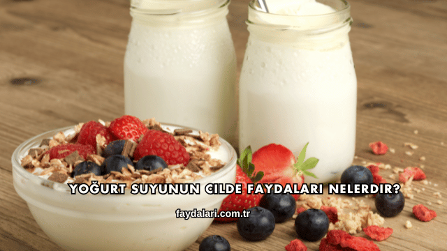 Yoğurt Suyunun Cilde Faydaları Nelerdir?