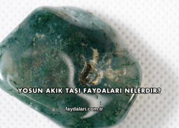 Yosun Akik Taşı Faydaları Nelerdir?