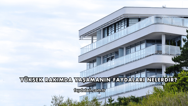 Yüksek Rakımda Yaşamanın Faydaları Nelerdir?