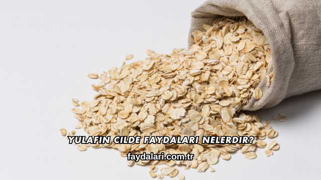 Yulafın Cilde Faydaları Nelerdir?