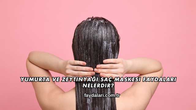 Yumurta ve Zeytinyağı Saç Maskesi Faydaları Nelerdir?