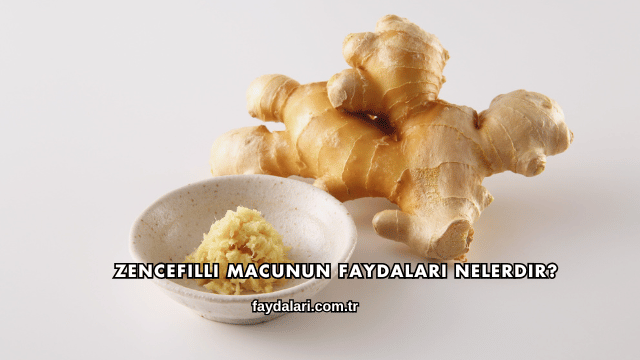 Zencefilli Macunun Faydaları Nelerdir?