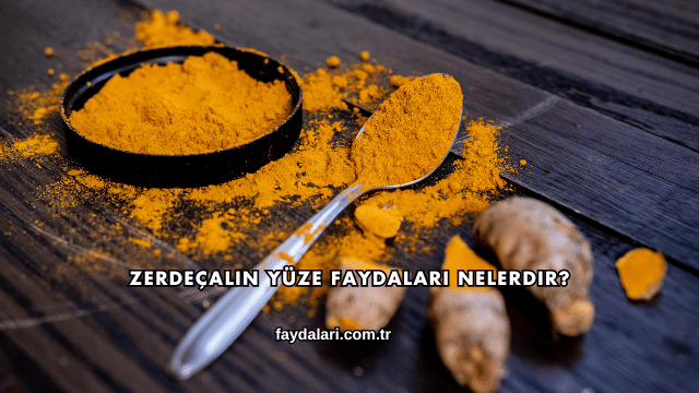 Zerdeçalın Yüze Faydaları Nelerdir?
