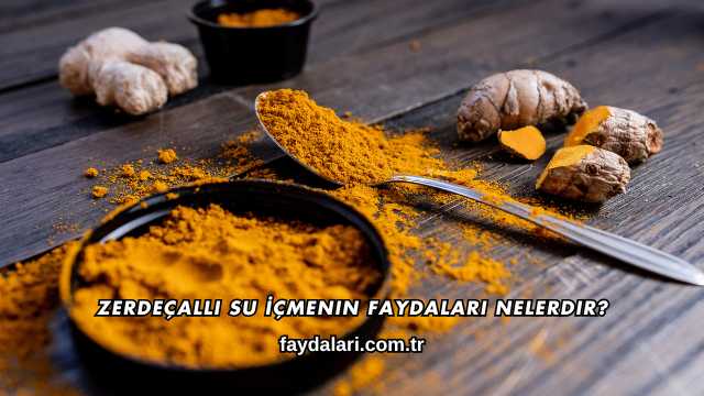 Zerdeçallı Su İçmenin Faydaları Nelerdir?