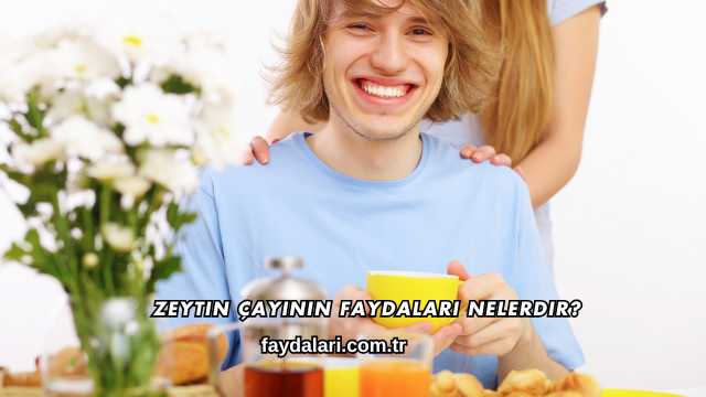 Zeytin Çayının Faydaları Nelerdir?