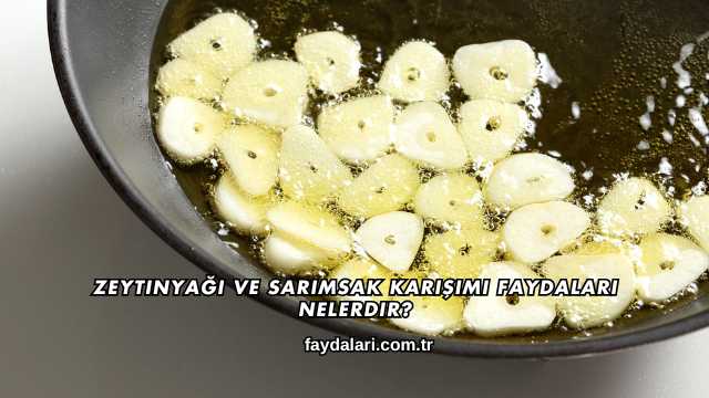 Zeytinyağı ve Sarımsak Karışımı Faydaları Nelerdir?