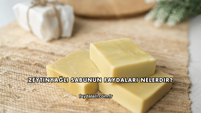 Zeytinyağlı Sabunun Faydaları Nelerdir?