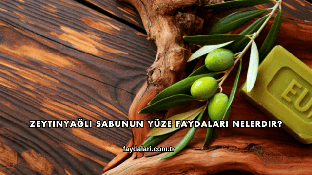 Zeytinyağlı Sabunun Yüze Faydaları Nelerdir?