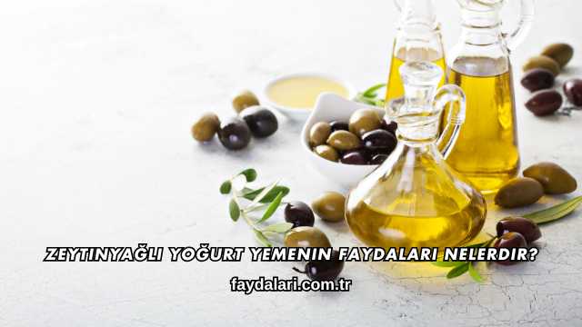 Zeytinyağlı Yoğurt Yemenin Faydaları Nelerdir?